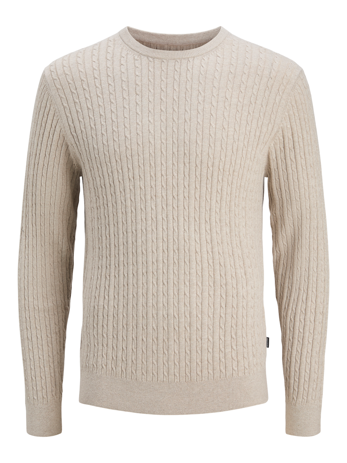 JJEEMIL CABLE KNIT CREW NECK